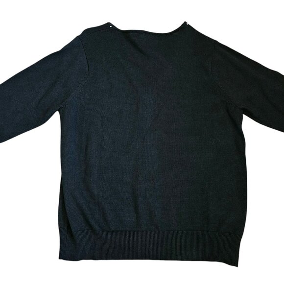 VTG Storybook Knits Paris Eiffel Tower Cardigan Sweater Beaded Sz XL 1X NWT - Picture 3 of 11